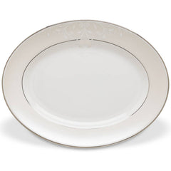 Opal Innocence Scroll™ 13" Oval Platter