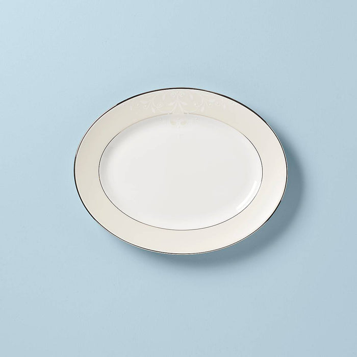 Opal Innocence Scroll™ 13" Oval Platter