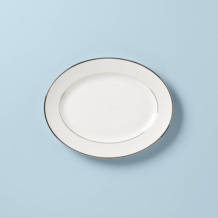 Opal Innocence Stripe™ 13" Oval Platter