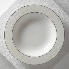 Opal Innocence Stripe™ Rimmed Bowl