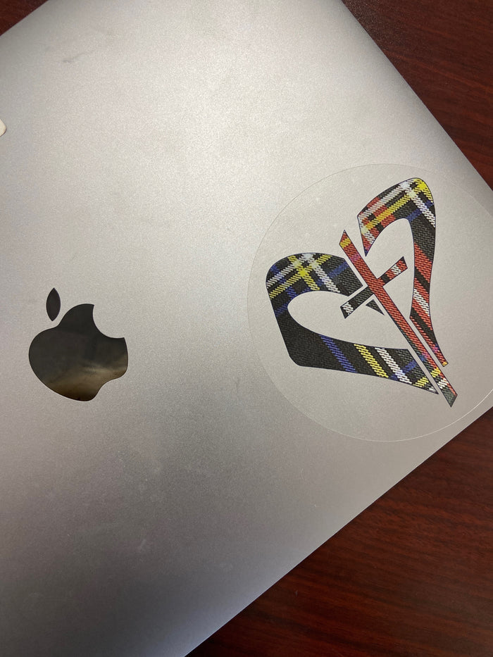 Plaid Tech Stickers