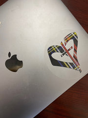 Plaid Tech Stickers