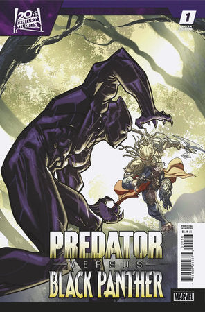 PREDATOR VS. BLACK PANTHER #1 PETE WOODS VARIANT[1:25] *RELEASE DATE: 8/21/24*