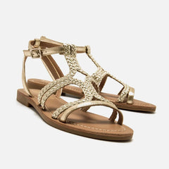 SANDALIA ROMANA MUSTANG TATIANA ORO 56414
