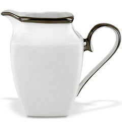 Solitaire White® Square Creamer