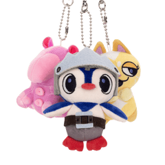 Space Trio Plush Keychains