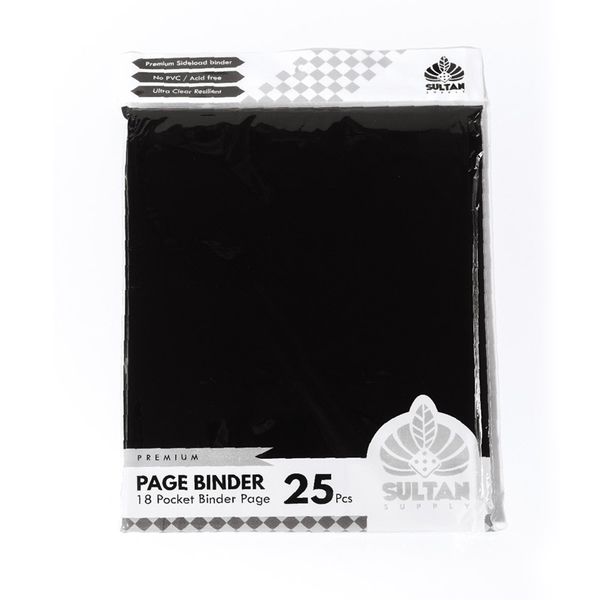 SULTAN PAGES: 18 POCKET PREMIUM BLACK