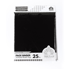 SULTAN PAGES: 18 POCKET PREMIUM BLACK