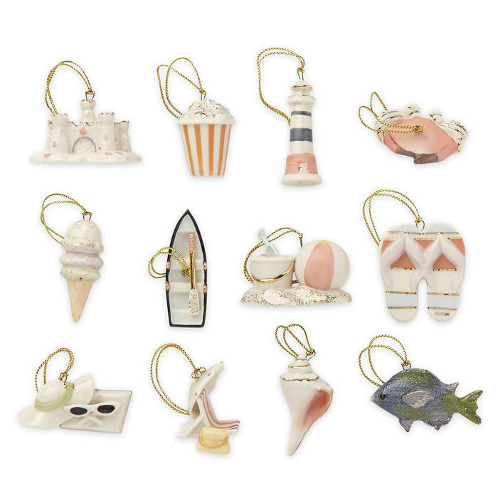 Summer 12-Piece Ornament Set