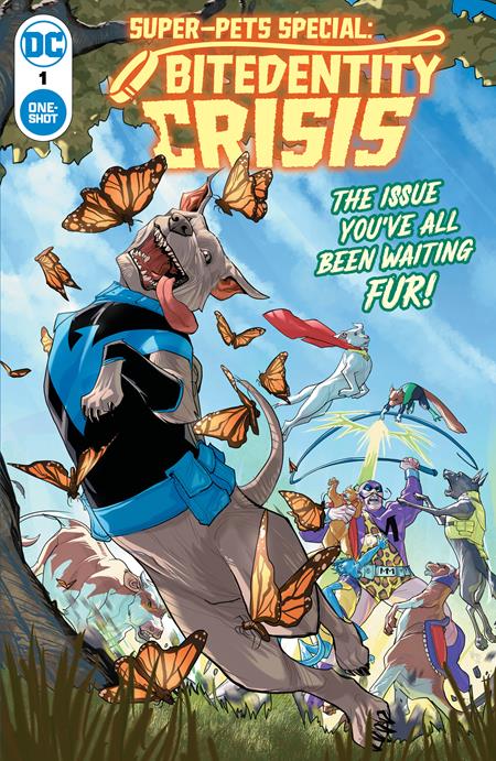 SUPER-PETS SPECIAL BITEDENTITY CRISIS #1 (ONE SHOT) CVR A PETE WOODS *RELEASE DATE: 7/31/24* *(DH M4)* | *(DH E6)*