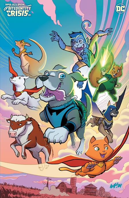 SUPER-PETS SPECIAL BITEDENTITY CRISIS #1 (ONE SHOT) CVR C TONY FLEECS CARD STOCK VAR *RELEASE DATE: 7/31/24* *(DH M4)*