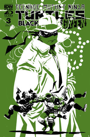 Teenage Mutant Ninja Turtles: Black, White, and Green #3 Variant B (Rossmo) *RELEASE DATE: 7/31/24* *(DH Q1)* *(DH Z1)*