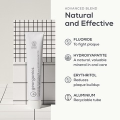 Hydroxyapatite Toothpaste - Charcoal - Fluoride