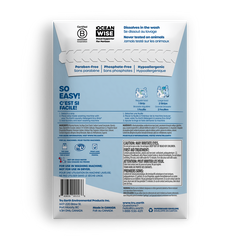 TruEarth Fabric Softener Fresh Linen Back of Package || 64 Strips