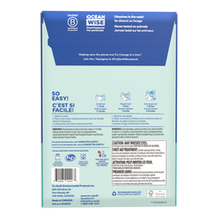 TruEarth Laundry Detergent Fragrance-Free Back of Package || 64 Strips