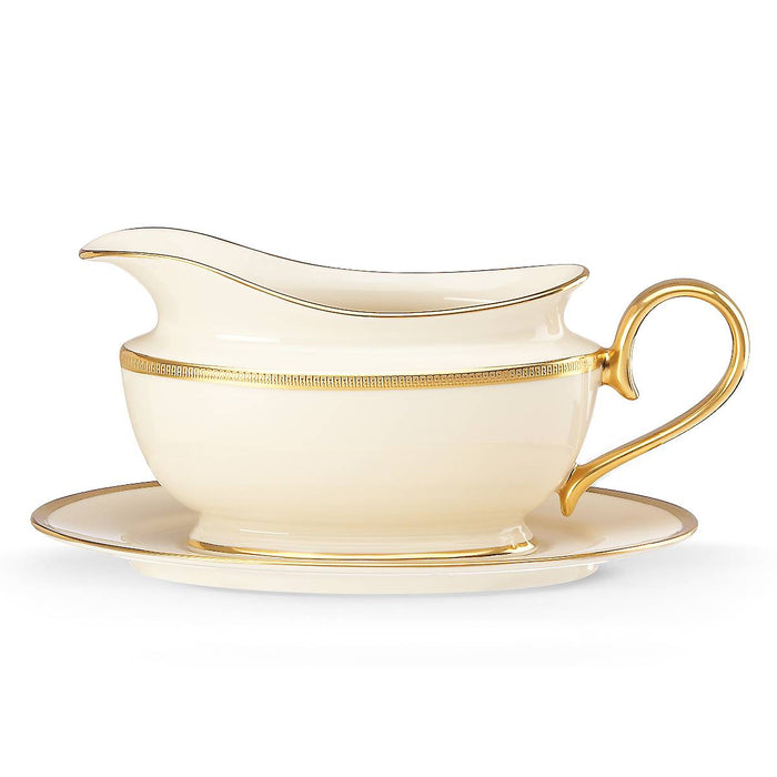 Tuxedo™ Gravy Boat and Stand