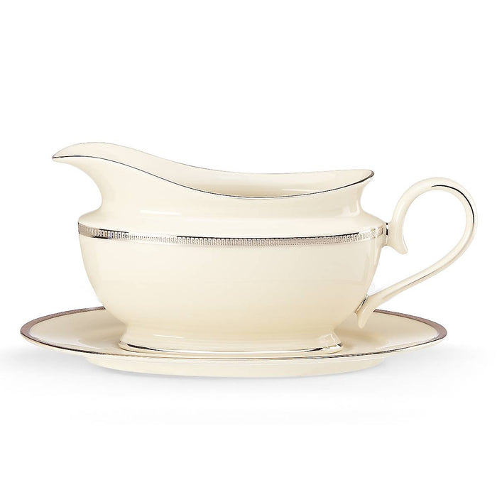 Tuxedo Platinum™ Gravy Boat and Stand