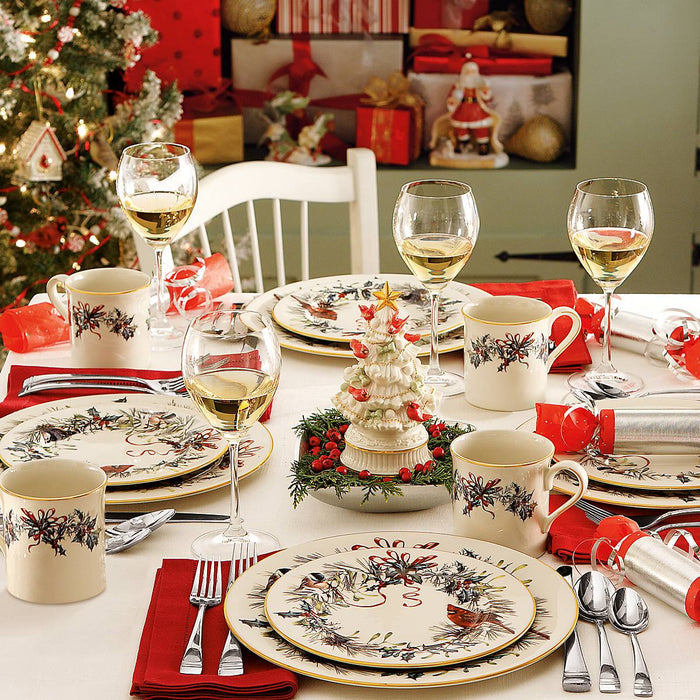 Winter Greetings 12-Piece Dinnerware Set
