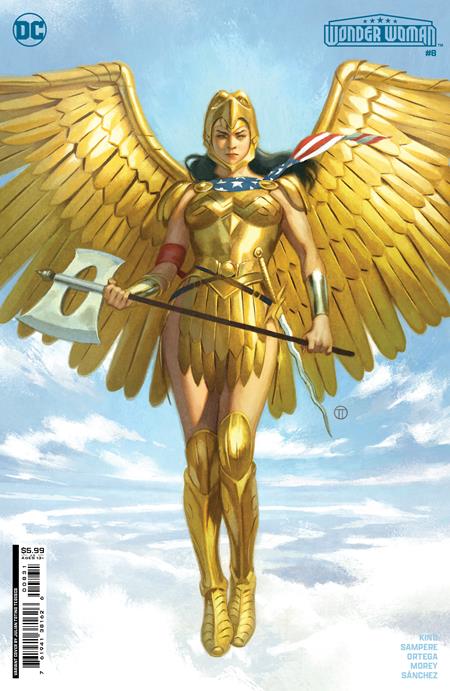 WONDER WOMAN #8 CVR B JULIAN TOTINO TEDESCO CARD STOCK VAR *RELEASING 4/17/24*  *(DH L9)*