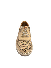 ZAPATILLA PIEL TROQUELADA