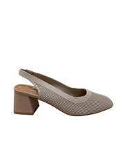 ZAPATO DESTALONADO BEIGE TACÓN 4